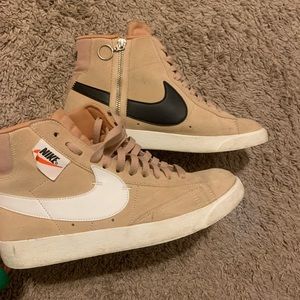 Brown Nike Blazer Mid